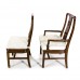 Natural Finish Solid Rosewood  Longevity Rectangle Dining Set with 6 Chairs - DF-C004C