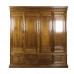 Solid Rosewood Four Door Wardrobe with Natural Finish - D-B02