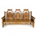 Rosewood Highback Sofa Set Handcarved Floral Design 6 Pcs Set Natural Finish FT SOFA M/6