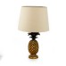 Resin Pineapple Table Lamp w/ Gold Foil Finish - L20806