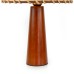 Wood Table Lamp w/ Paper Shade, Brown - L23016