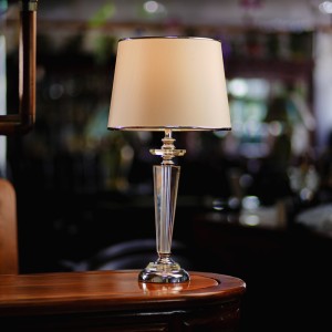 Crystal Table Lamp, Silver - L19100004