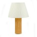 Rubber Wood Table Lamp w/ Shade - L24155