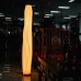 3D Printed LED Floor Lamp w/ Metal Base, White - L24211