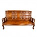 Solid Rosewood Highback Sofa Set 8 Pcs Set Closed Carvings Natural Finish Tiger Leg Pattern - LK69/001074M/8 