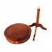 Natural Solid Rosewood Corner Round Table And Chairs Hand Polished Natural Finish - LK74-000541