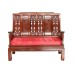 High Back Solid Rose Wood 6 Pieces Sofa Set with Open Carving - LK69-001074M/D