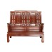 High Back Solid Rose Wood 6 Pieces Sofa Set with Open Carving - LK69-001074M/D