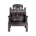 LK E-38 /10 Solid Rosewood Elephant Design Carving Sofa Set Of 10 pcs,Dark Cherry Color.