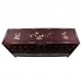 LK11/000354A Rosewood 72" Buffet 4 Drawer 4 Door St. Leg Inlaid with Mother of Pearls in Mahagony Finish