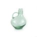 Glass Vase w/ Bubbles and Handle - A20013