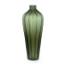 Carved Glass Vase, Grey, Large - A20017