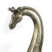 Resin Carved Giraffe, Antique Silver - A20028