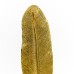 Small Resin Feather on Stand, Gold - A20034