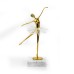 Brass Ballet Dancer w/ Marble Base - A21066