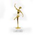 Brass Ballet Dancer w/ Marble Base - A21064