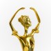 Brass Ballet Dancer w/ Marble Base - A21065