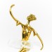 Brass Ballet Dancer w/ Marble Base - A21064