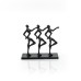 Cast Iron Sculpture on Base, Black - A21095