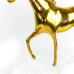 Brass Horse w/ Stone Base - A21114