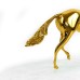 Brass Horse w/ Stone Base - A21114