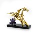 Alloy Horse with Marble Base - A24046