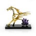 Alloy Horse with Marble Base - A24046