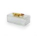 Glass & Alloy Tissue Box, Large - A24133L