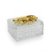  Glass & Alloy Tissue Box, Small - A24133S