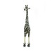 Large Resin Giraffe, Black & White - A20005