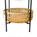 Bamboo Sidetable w/ Removable Basket, Natural-F20601