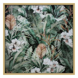 Tempered Glass Floral Wall Art - W19101012