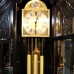 Rosewood Curio Grandfather Clock With Mother of Pearls Inlaid Dark Cherry  LK94-000654C.35