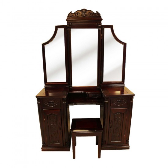 Solid Rosewood Vintage Dressing Table 